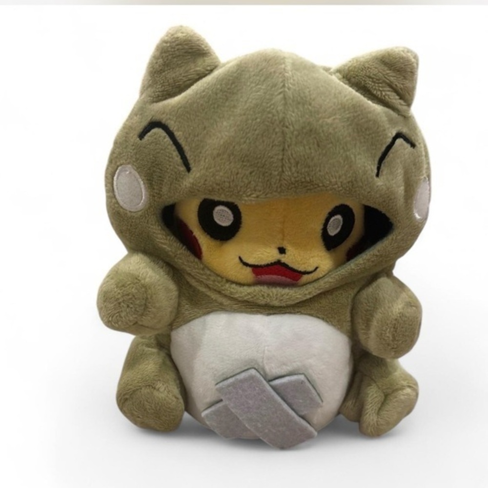 Pokemon Center Pikachu Kigurumi Plush 2016 Substitute Doll Rare Amie